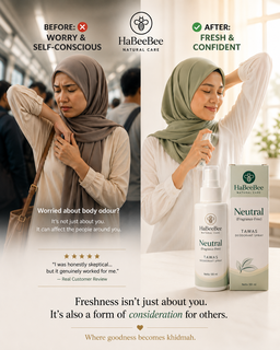 HaBeeBee Natural Tawas Collection — Deodorant Spray 100ml