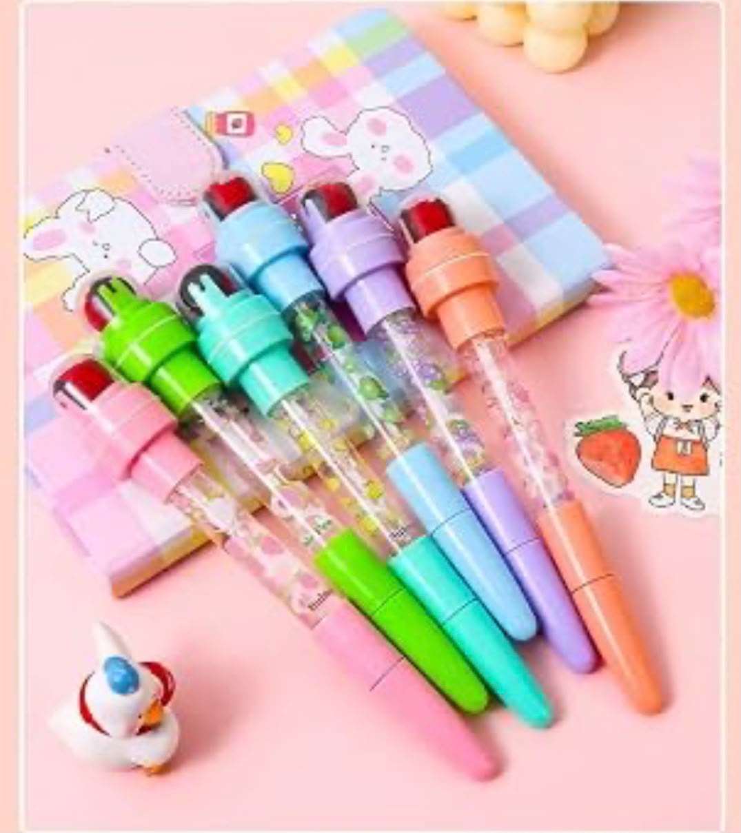 Multifunction Blue Ballpoint Bubble Pen_0