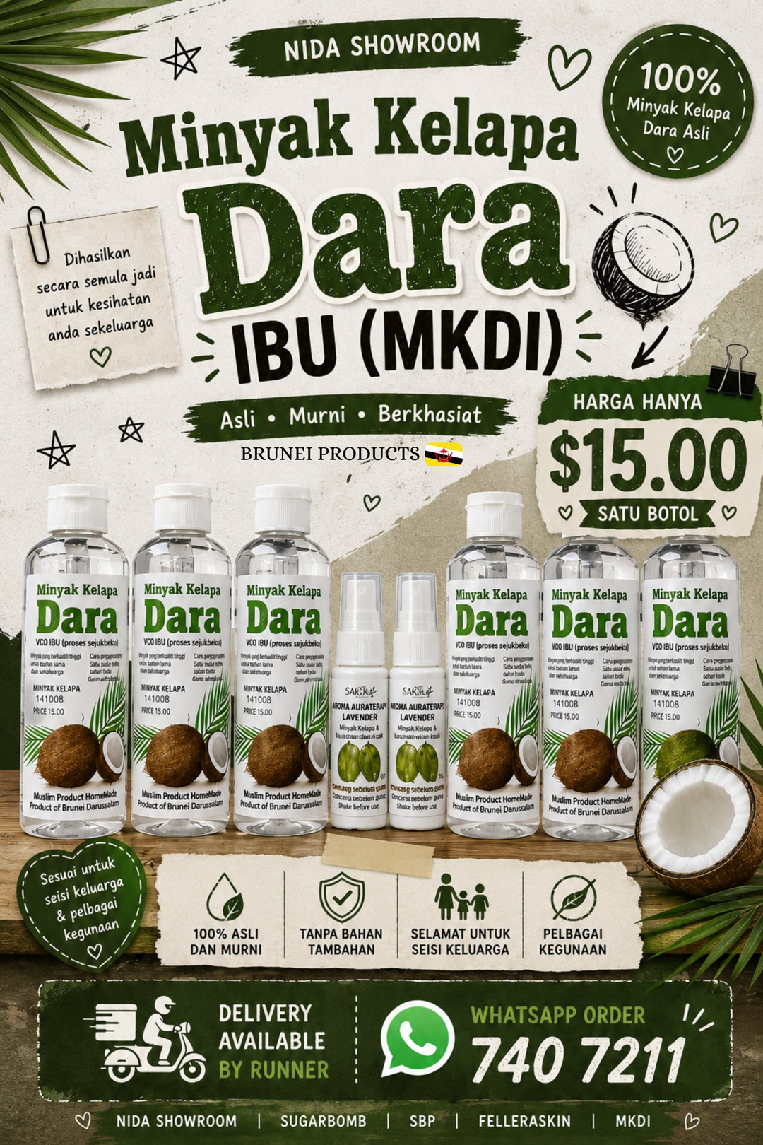 Minyak Kelapa Dara Ibu(Home Made)