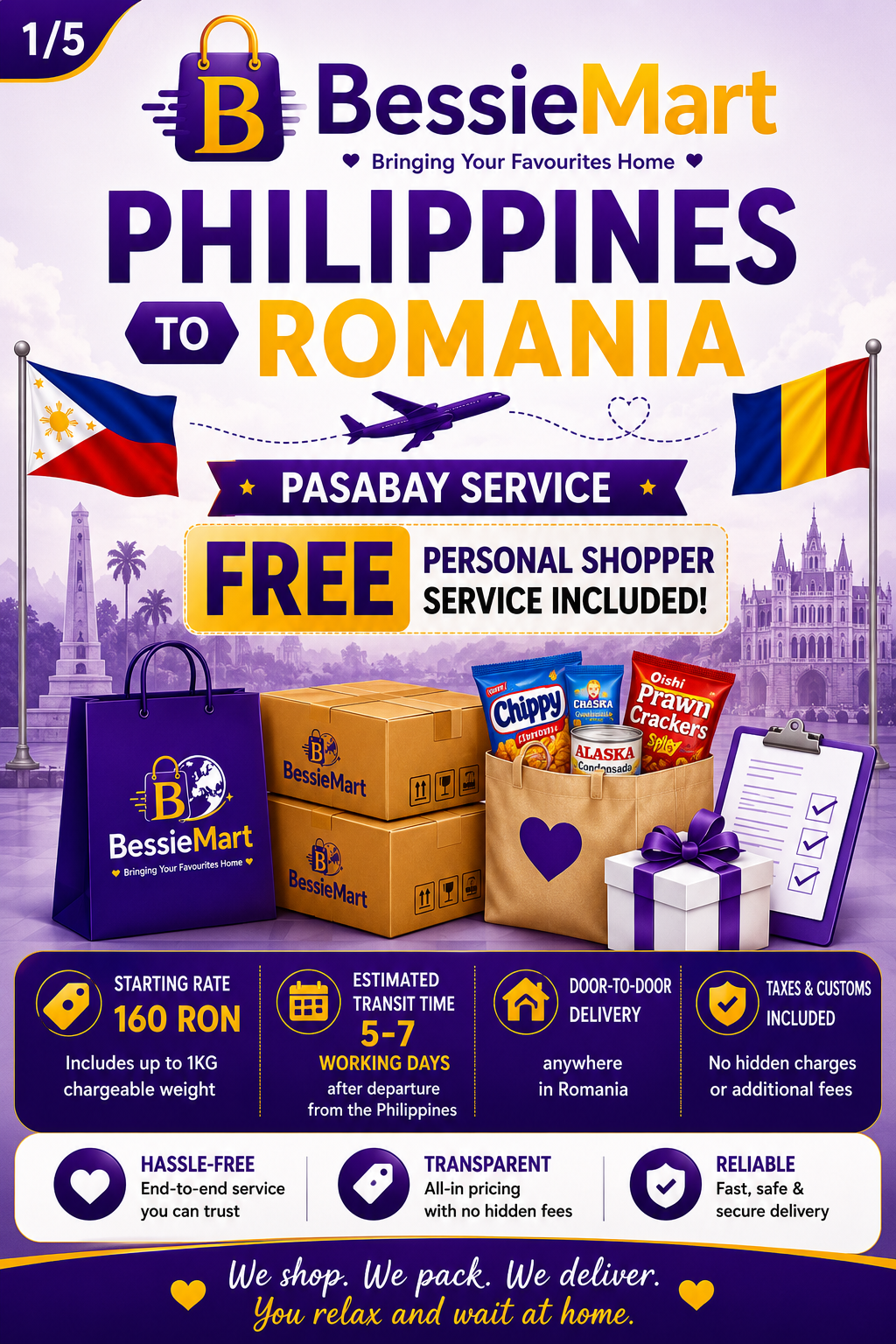 Padala & Pasabuy Service (Pinas to Romania)