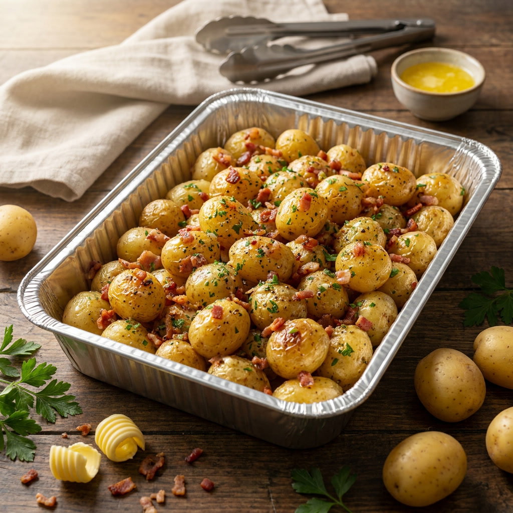 Smashed Roast Potatoes (1kg)