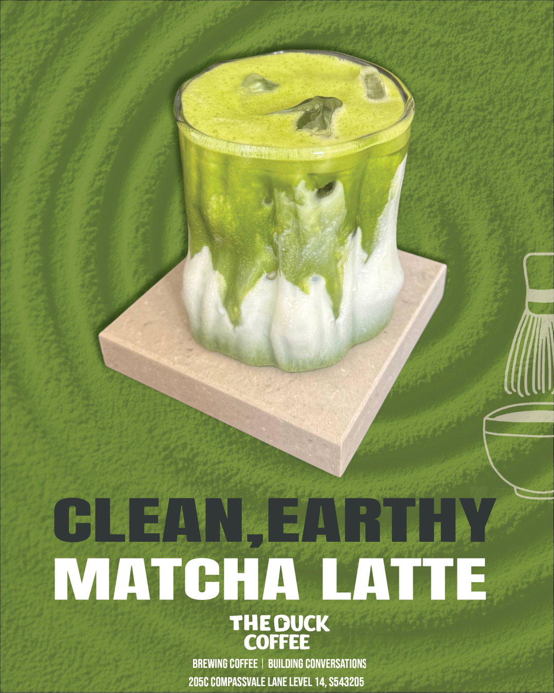 Iced Matcha Latte 