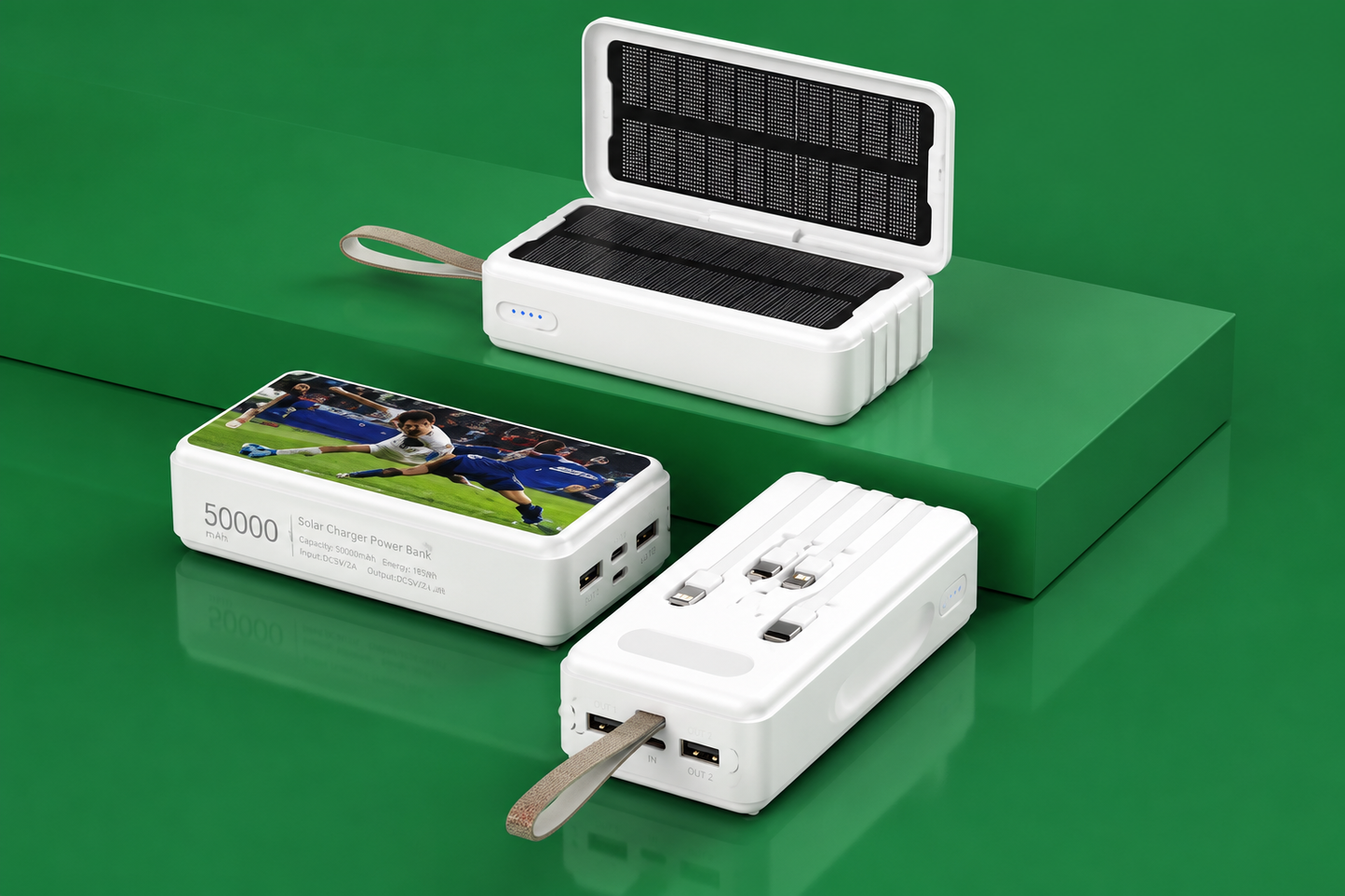 🔋 Le Power Bank Solaire 20 000 mAh indispensable pendant les coupures de courant.