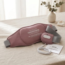 Ceinture Chauffante & Massante Anti-Douleurs Menstruelles.