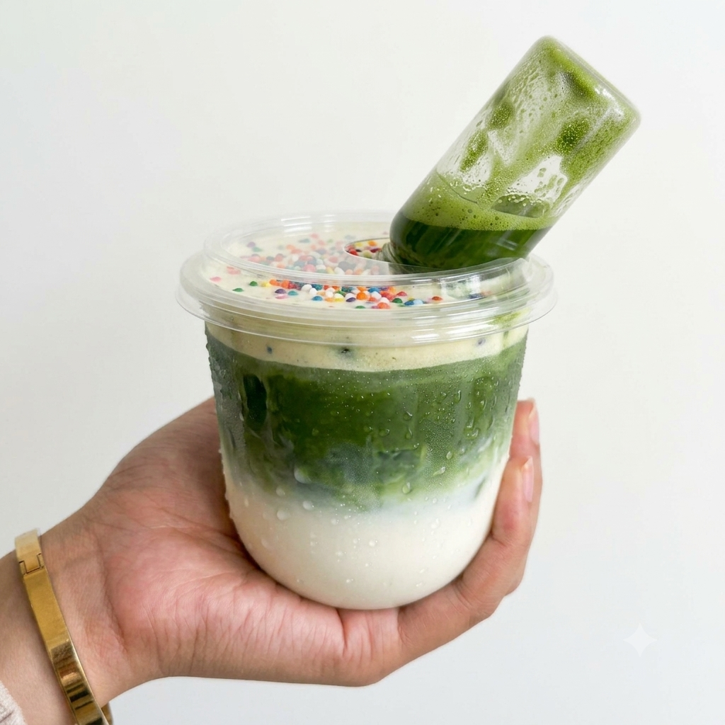 Dot Cake Matcha Latte_0