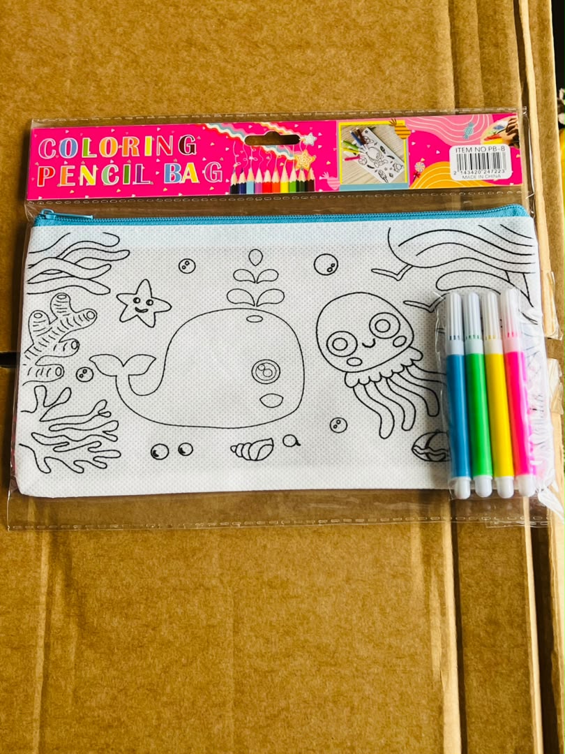 DIY Color Filling  Pencil Bag_7
