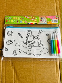 DIY Color Filling  Pencil Bag