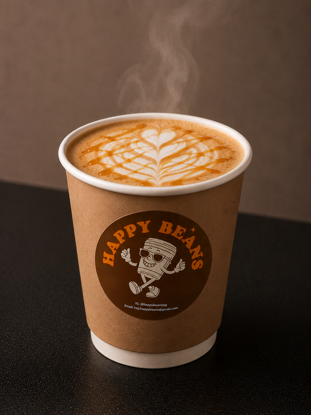 Hot Caramel Latte