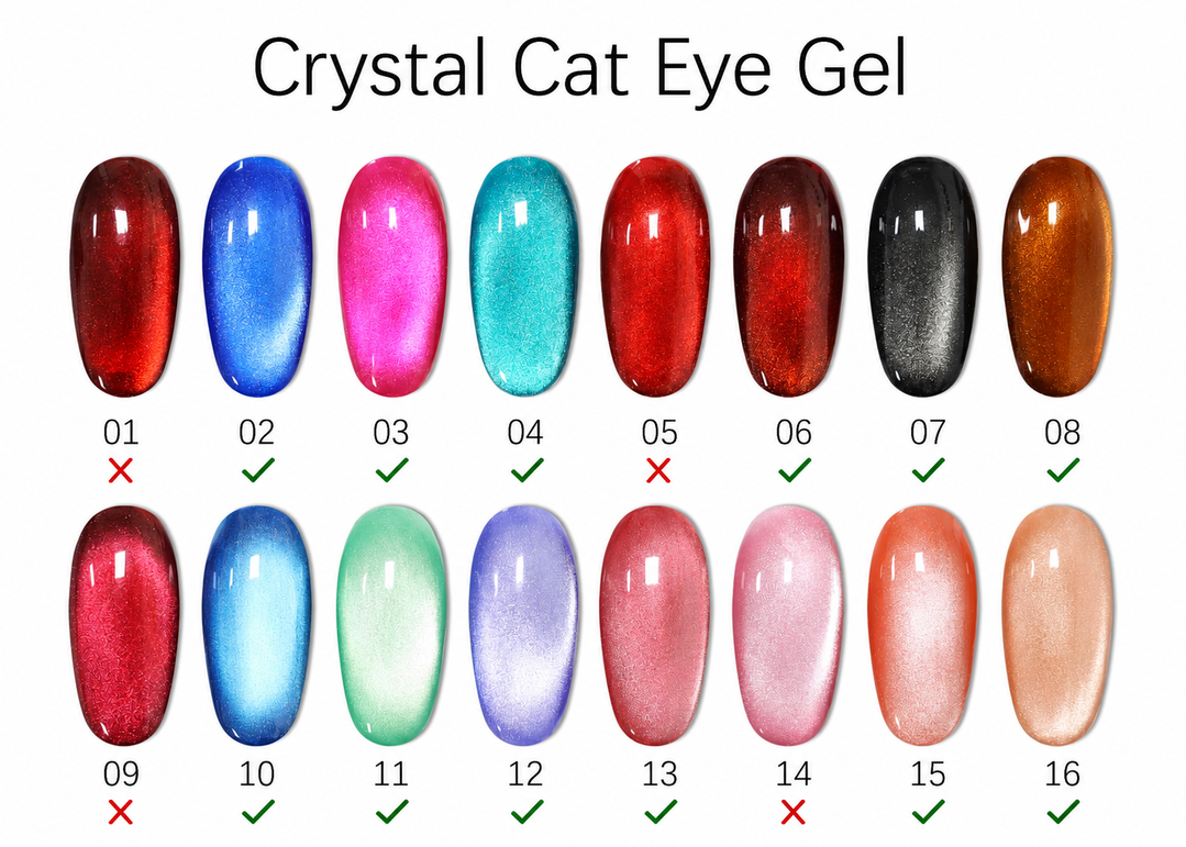 Mood Gel Polish-Crystal Cateye Series