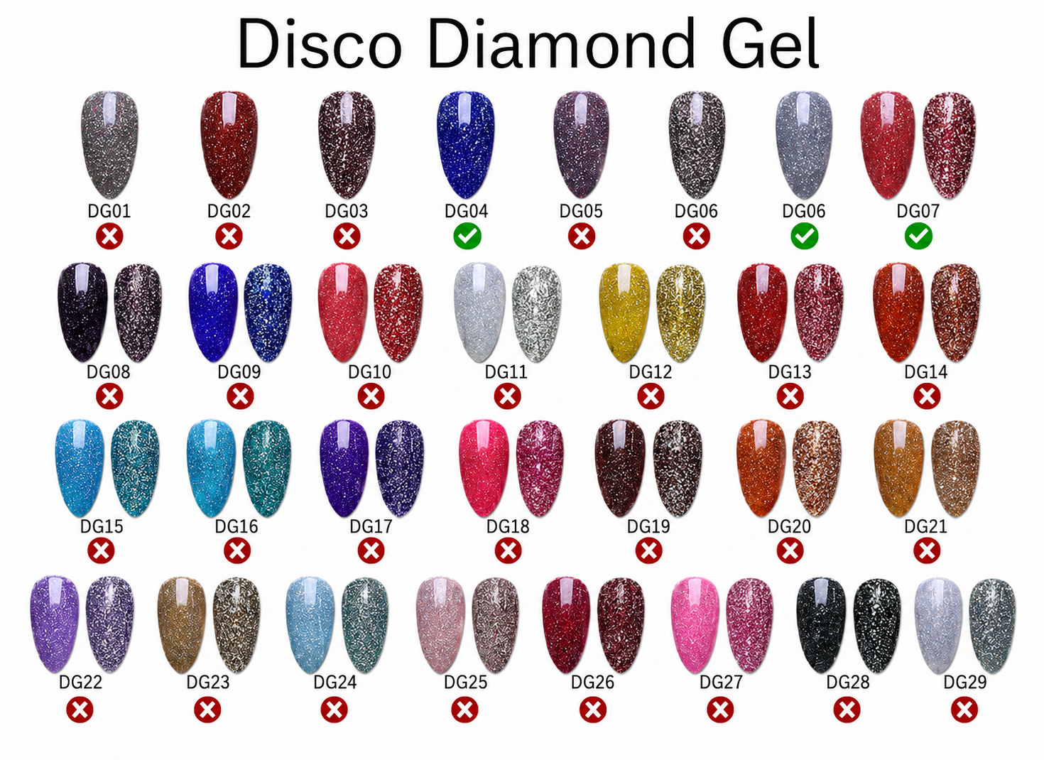 Mood Gel Polish Disco Series _0