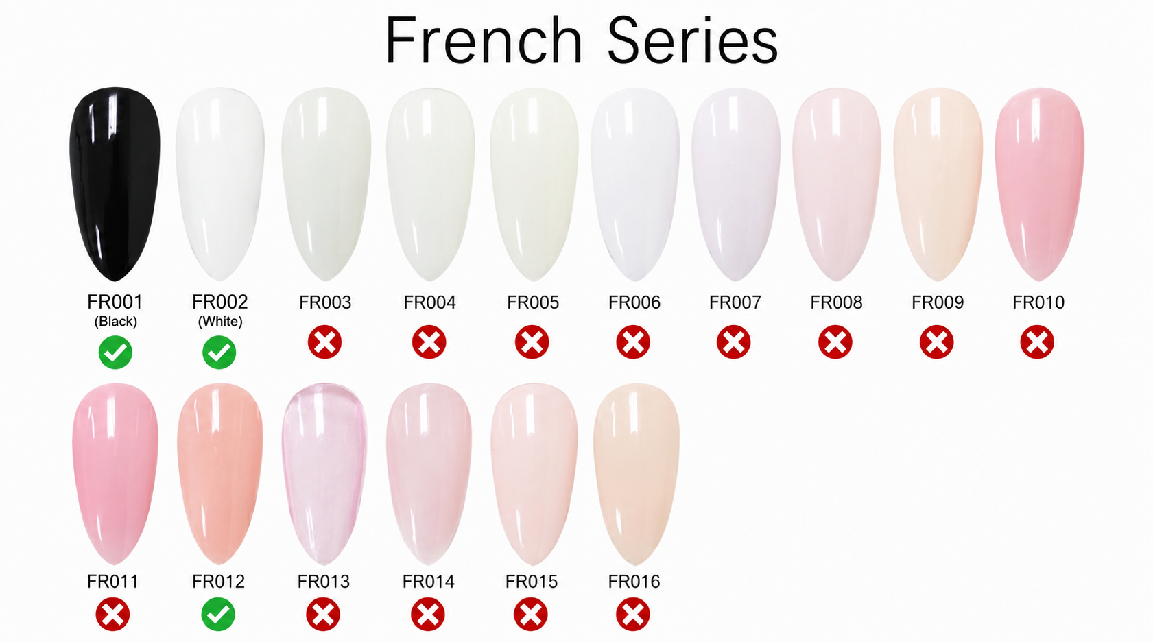 Mood Gel Polish-French Series