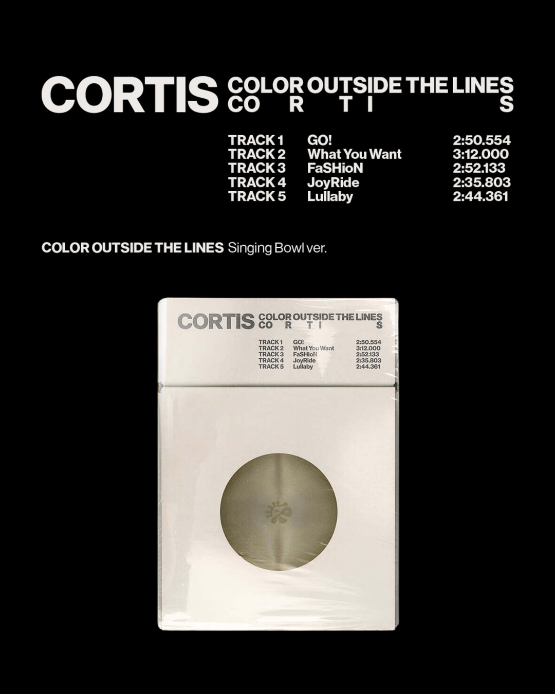 CORTIS - The 1st EP [COLOR OUTSIDE THE LINES] [Singing Bowl ver.)