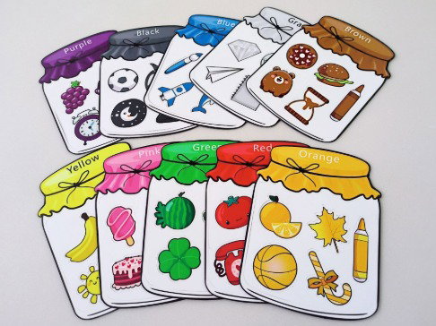 Color Matching Learning Cards_0