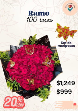 Ramo 100 rosas