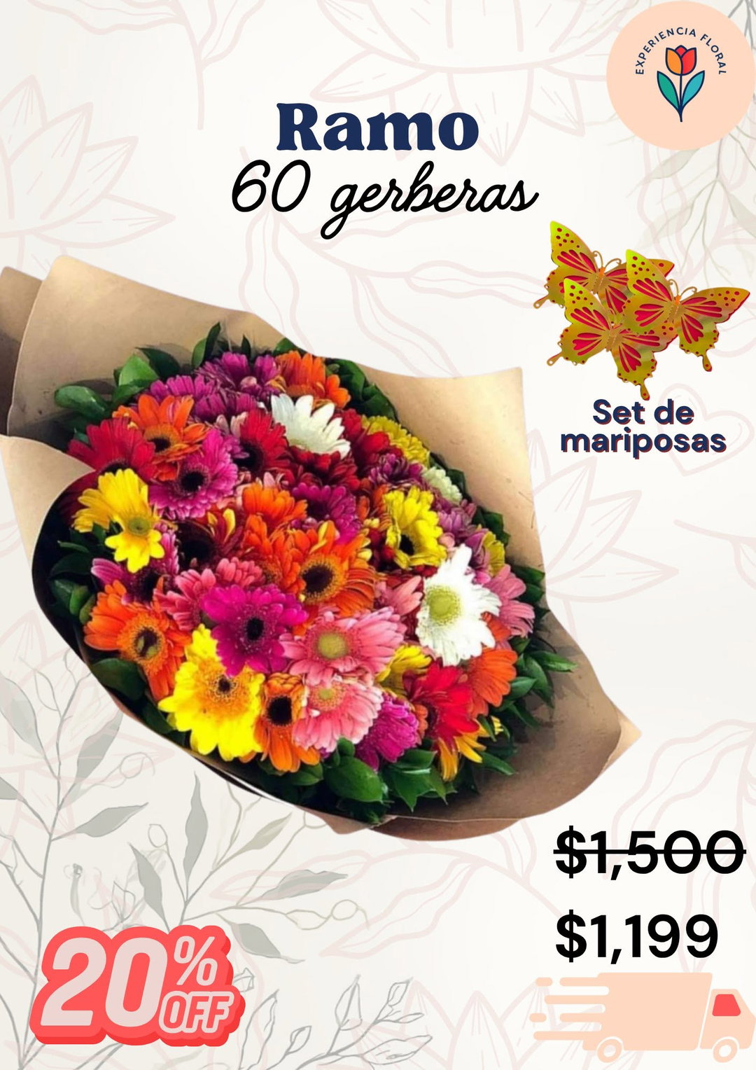 Ramo 60 gerberas