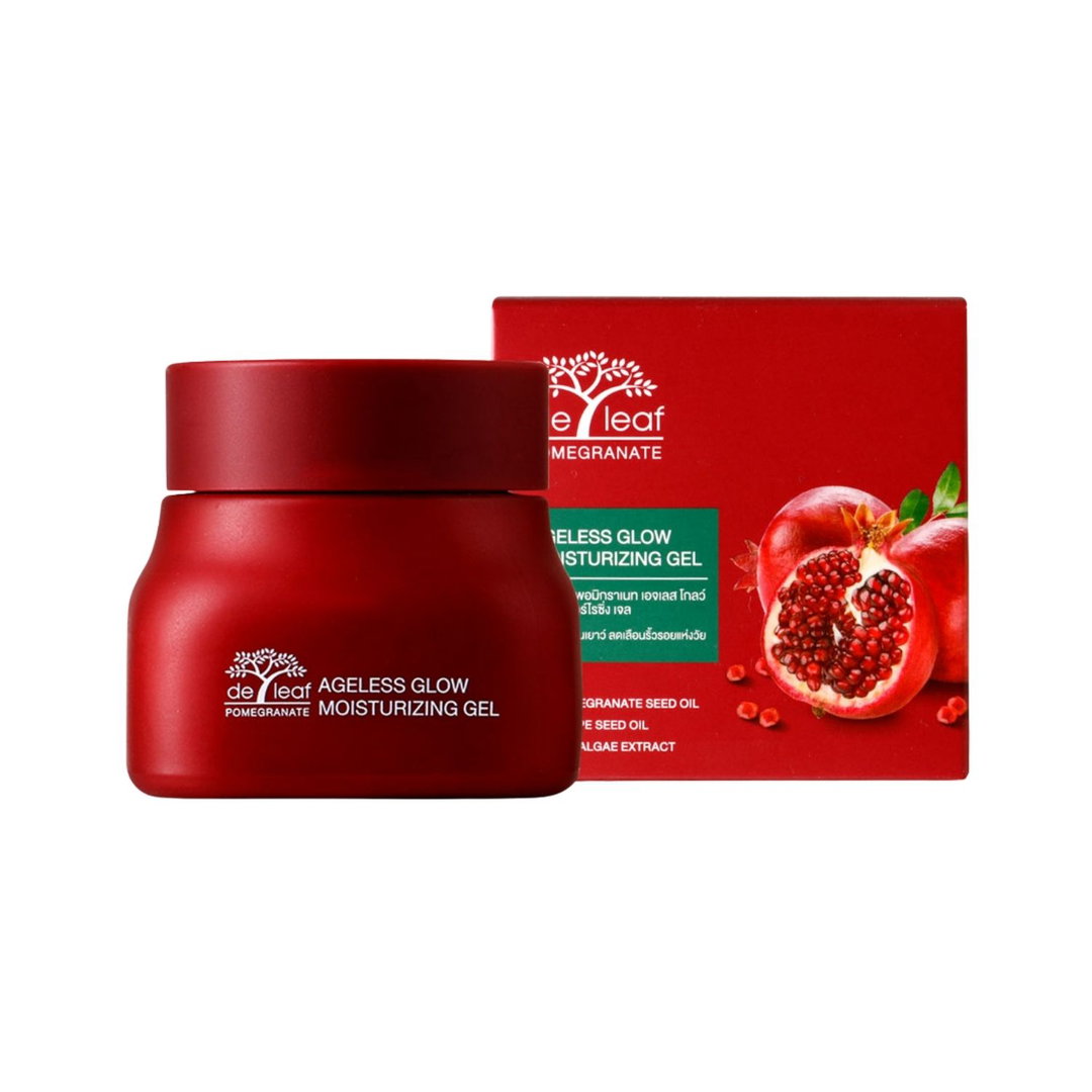 De Leaf - Ageless Glow Pomegranate Moisturising Gel 40ml | Wholesale Facial Skincare Singapore