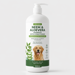 For Dogs - Neem & Aloevera Shampoo with Conditioner 1000ml