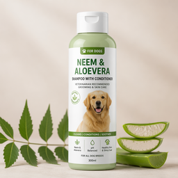For Dogs - Neem & Aloevera Shampoo with Conditioner 300ml