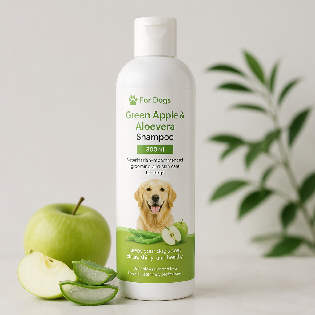 For Dogs - Green Apple & Aloevera Shampoo 300ml