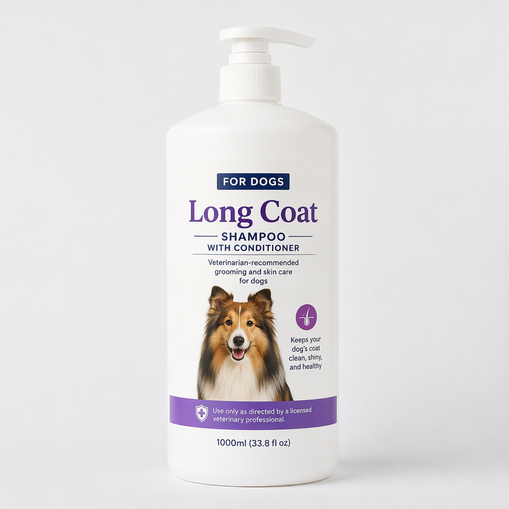 For Dogs - Long Coat Shampoo with Conditioner 1000ml