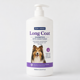 For Dogs - Long Coat Shampoo with Conditioner 1000ml