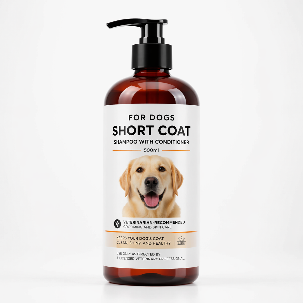 For Dogs - Short Coat Shampoo with Conditioner 500ml