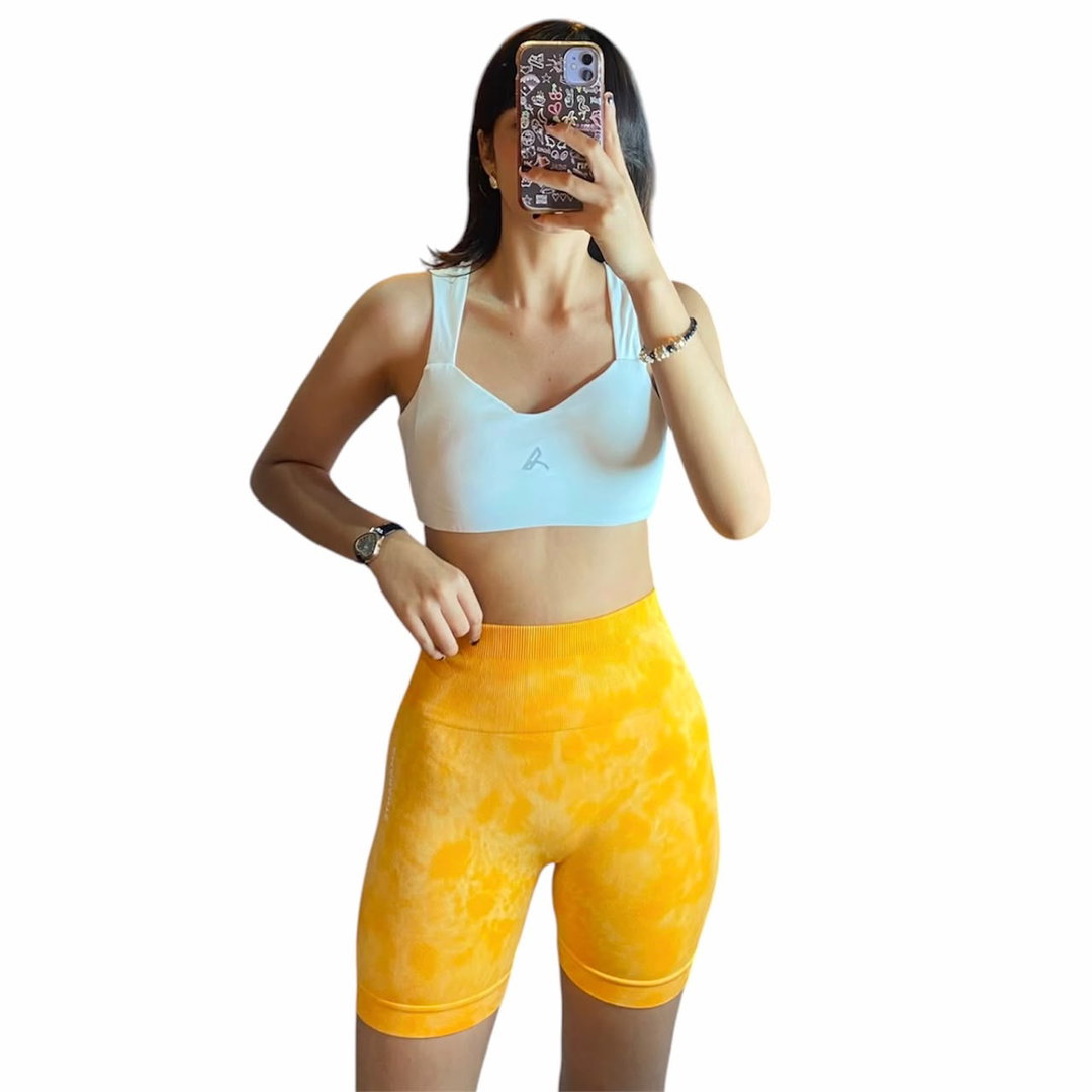 Biker naranja tie dye 