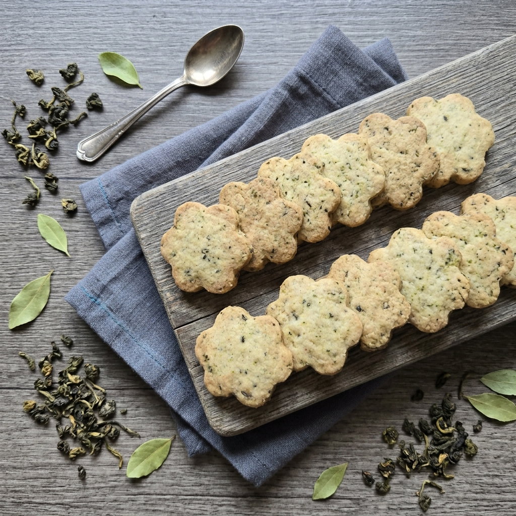 Oolong Shortbread Cookies_0