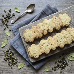 Oolong Shortbread Cookies