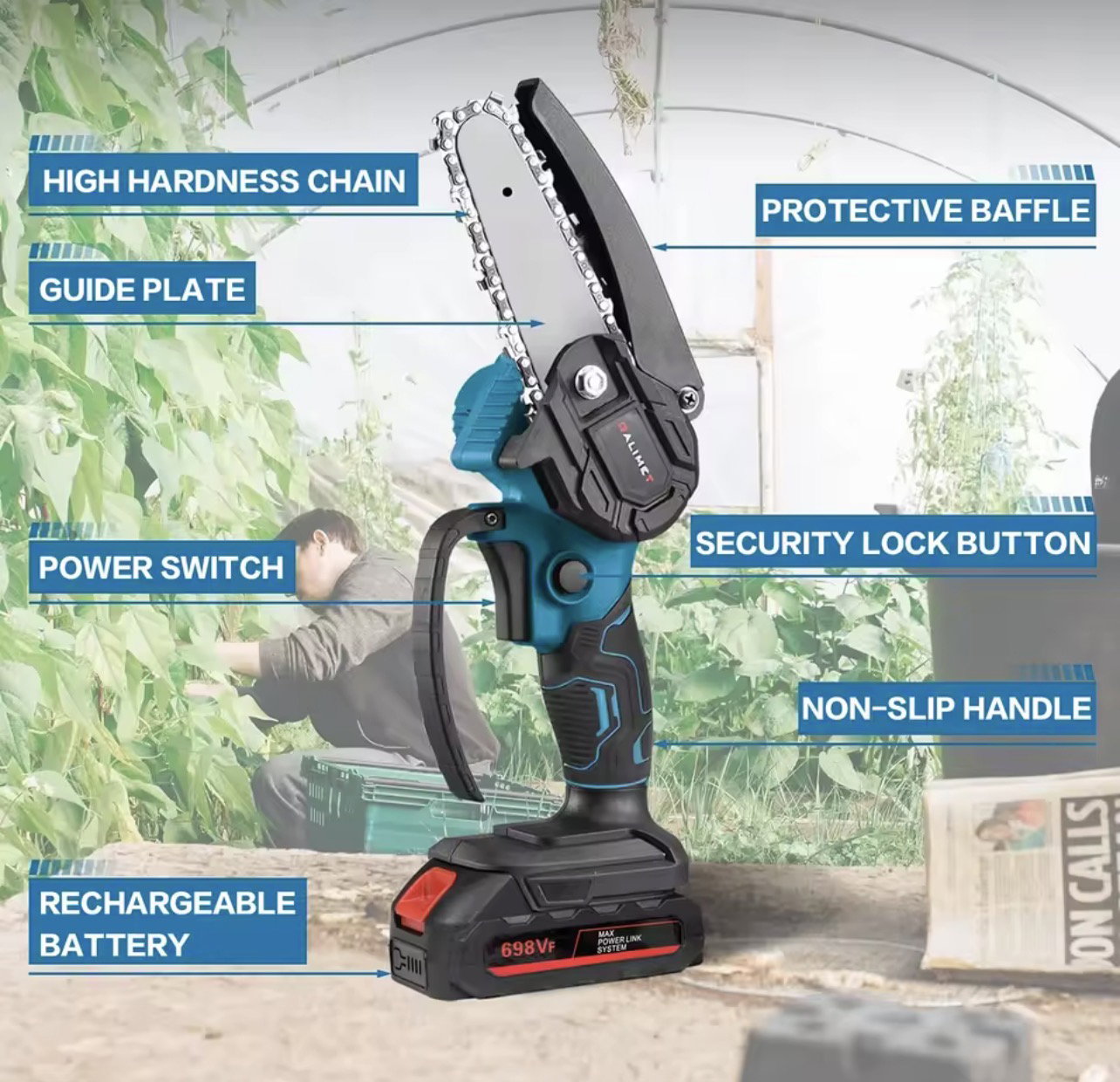 Mini Cordless Electric Chainsaw_1