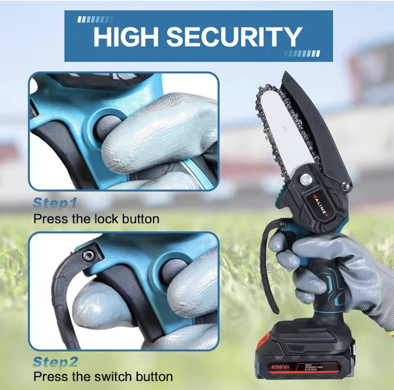 Mini Cordless Electric Chainsaw_3