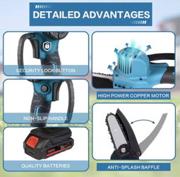 Mini Cordless Electric Chainsaw