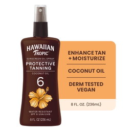 Hawaiian Tropic - Dark Tanning Oil Spray Pump, SPF 6