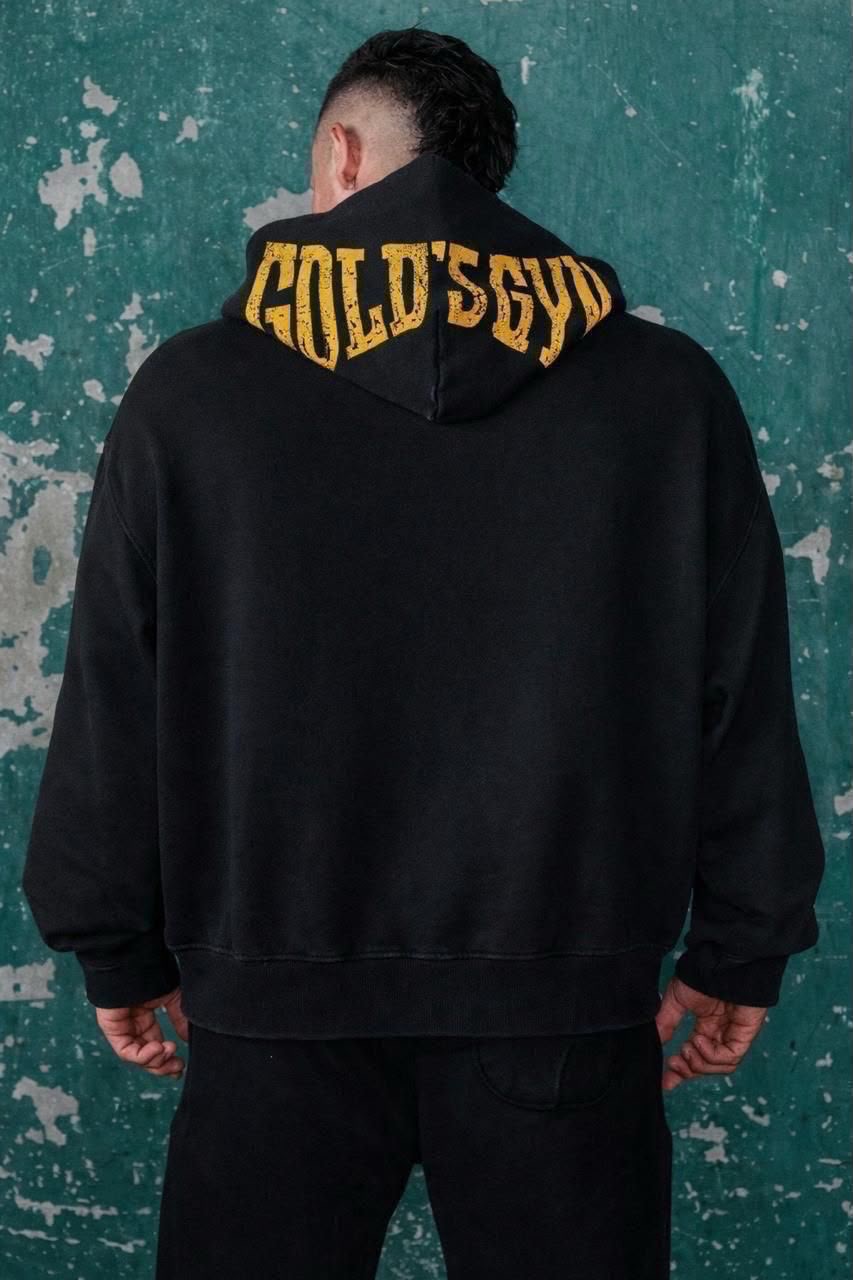 Sudadera YoungLA Gold's Gym Amarilla_1