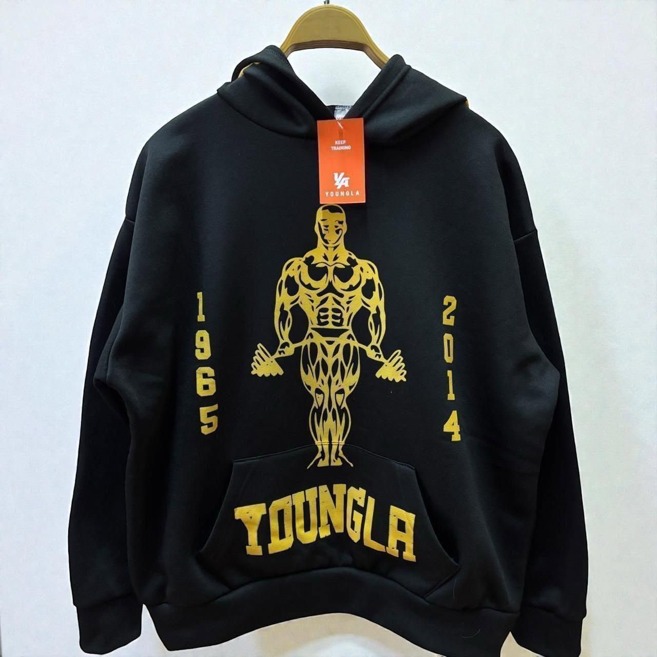 Sudadera YoungLA Gold's Gym Amarilla_2