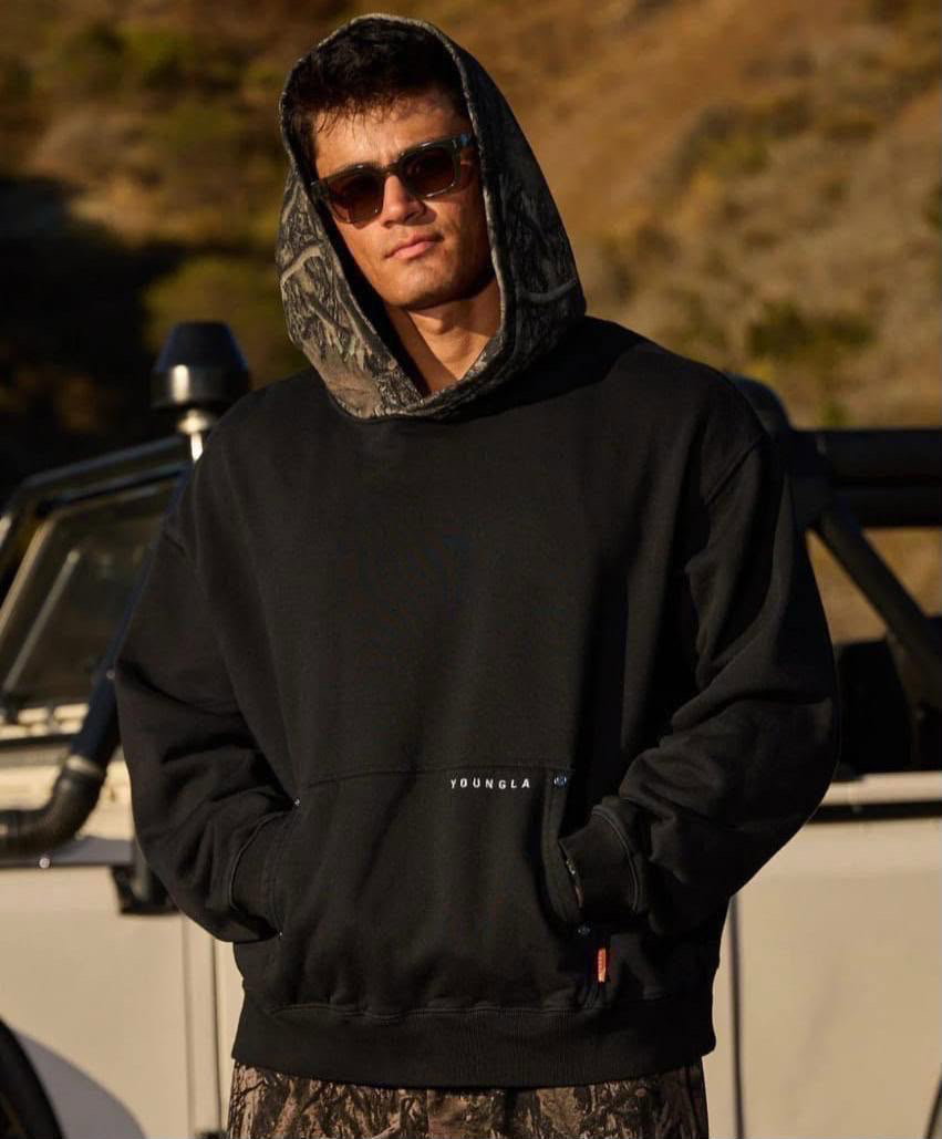 Sudadera YoungLA Camo Tree Bordada
