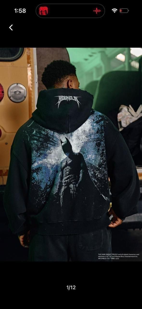 Sudadera YoungLA Batman Azul_0