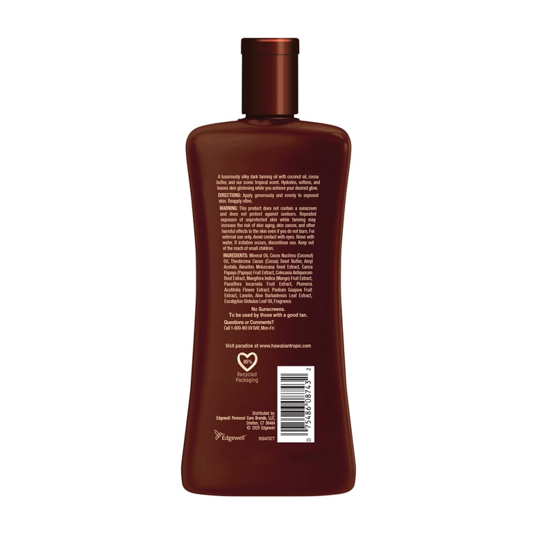 Hawaiian Tropic - Moisturizing  Dark Tanning Oil with Cocoa Butter_4