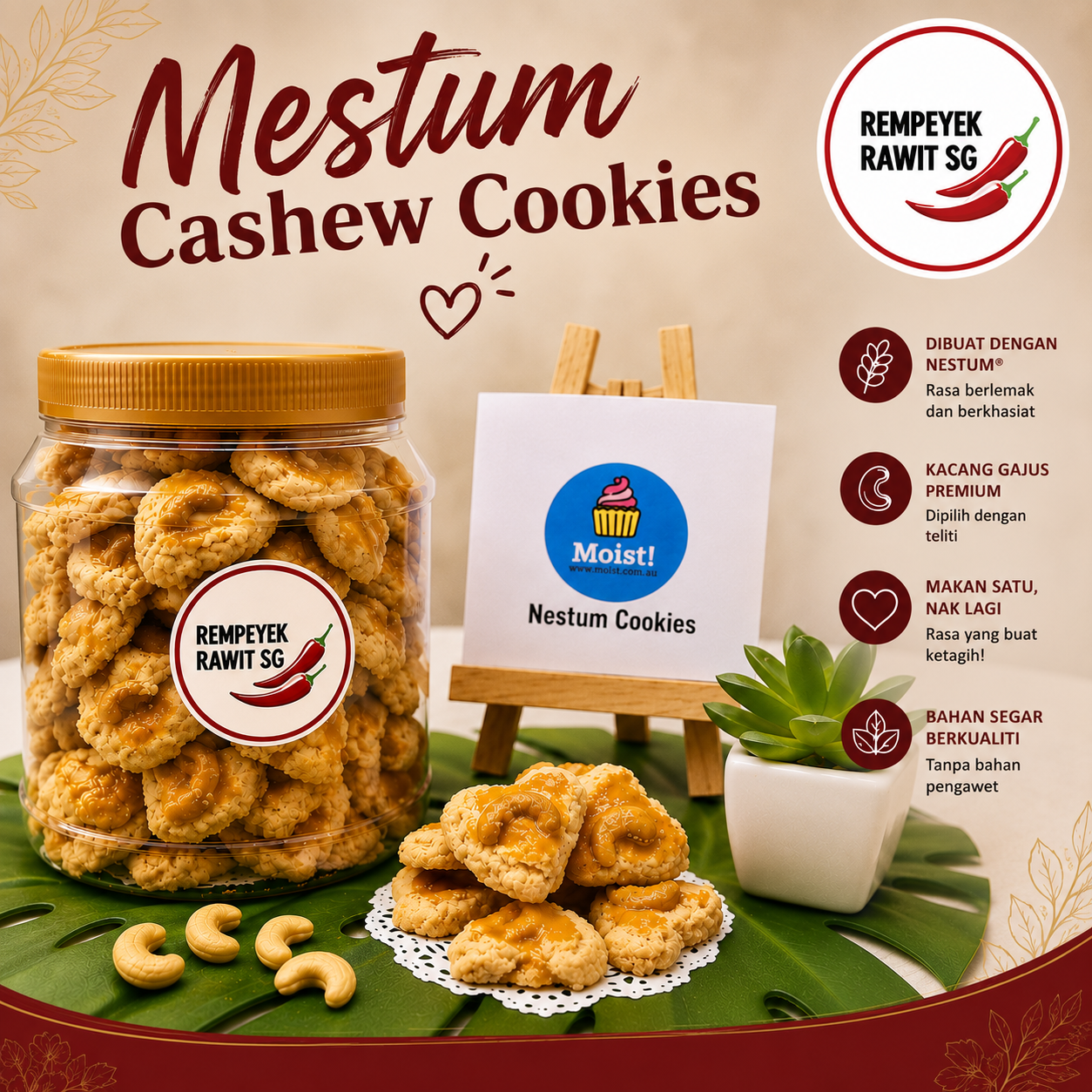 Nestum Cashew Cookies_0