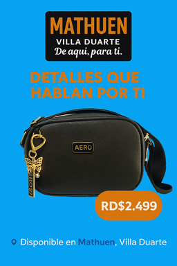 Cartera Aero - Negra