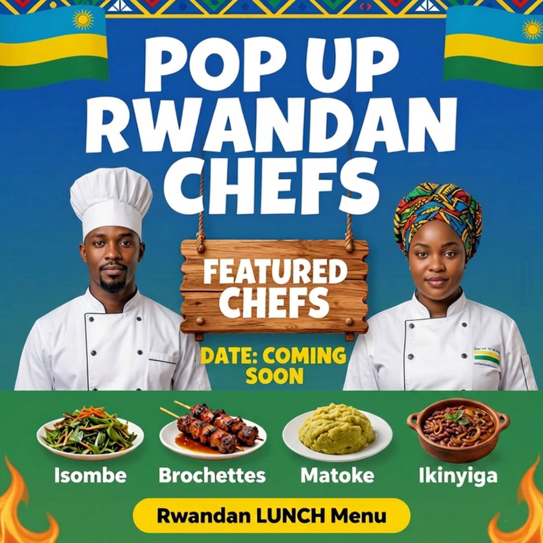CONGOLESE CUISINE Coming Soon - Till  4pm   