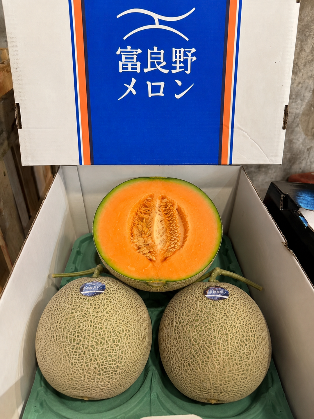 Hokkaido Furano Red Muskmelon
