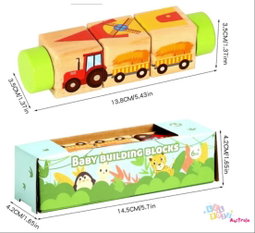 Baby Wooden Building Blocks