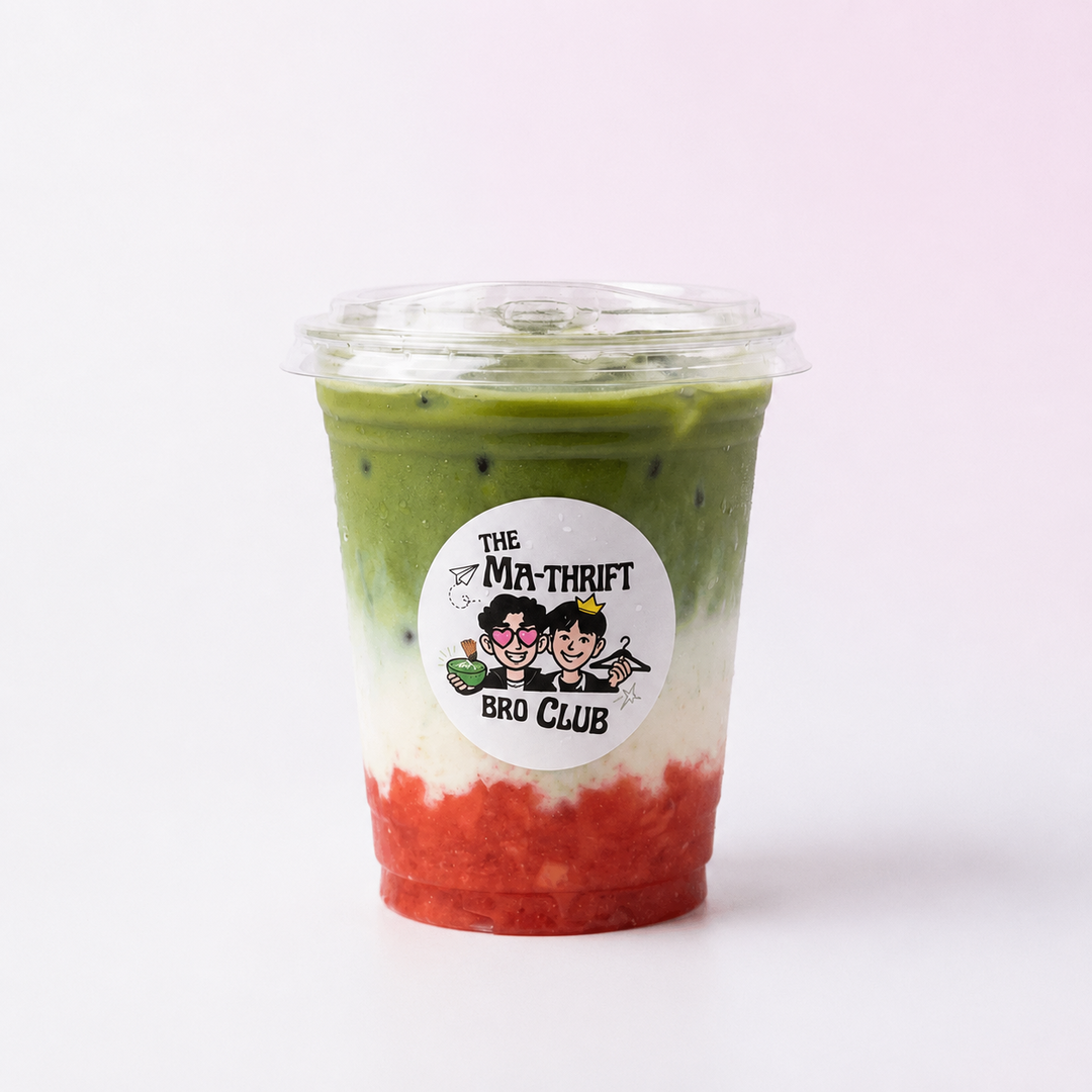 Strawberry Matcha Latte [Iced]