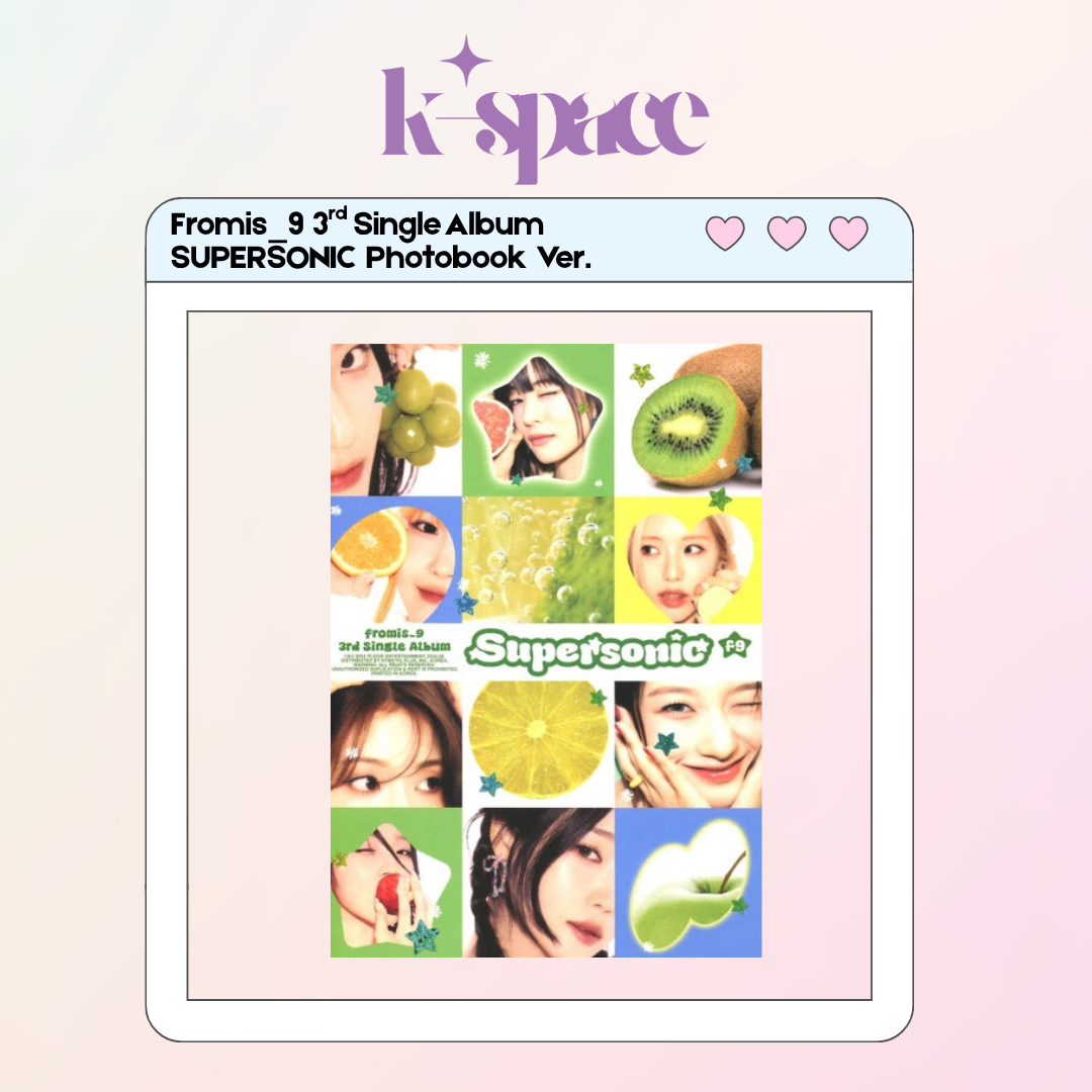 Fromis_9 3rd Single Album ‘SUPERSONIC’ Photobook Ver.