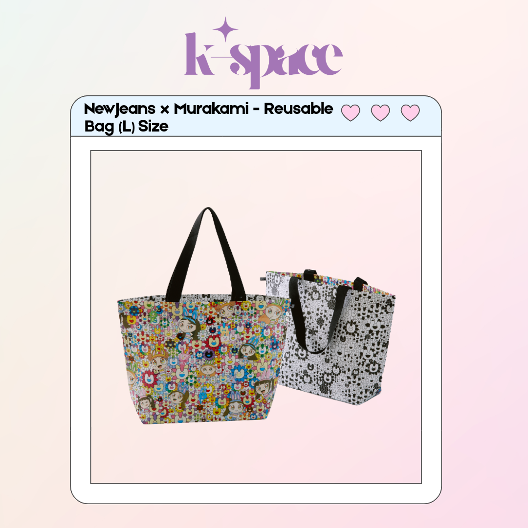 NewJeans X Murakami - Reusable Bag (L) Size