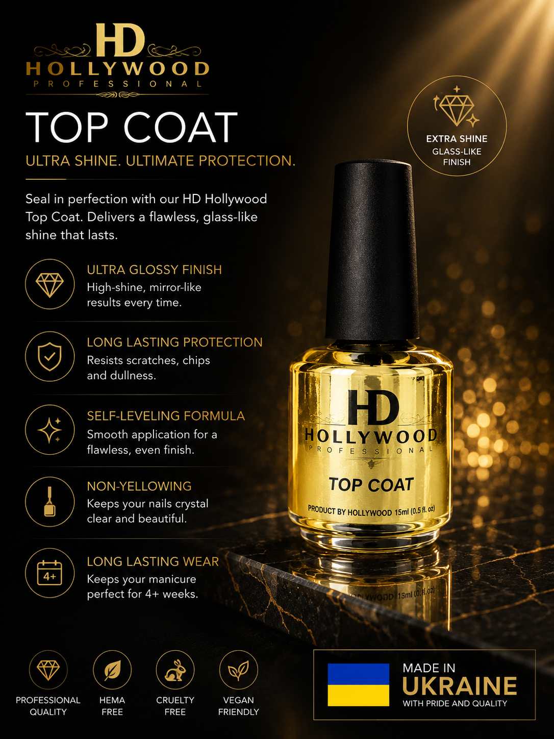 HD Hollywood Top Coat 16ML_0