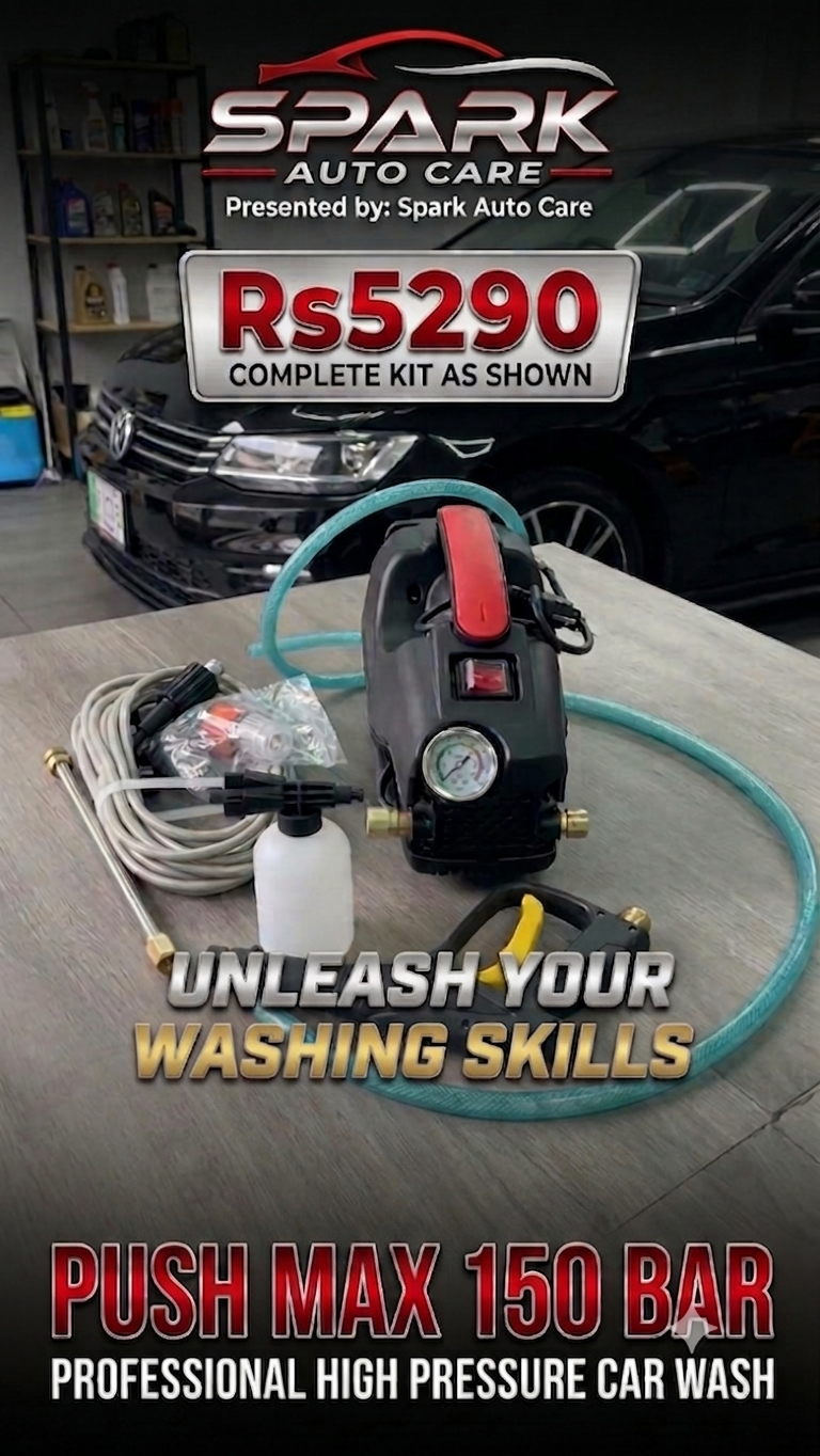 High pressure car wash