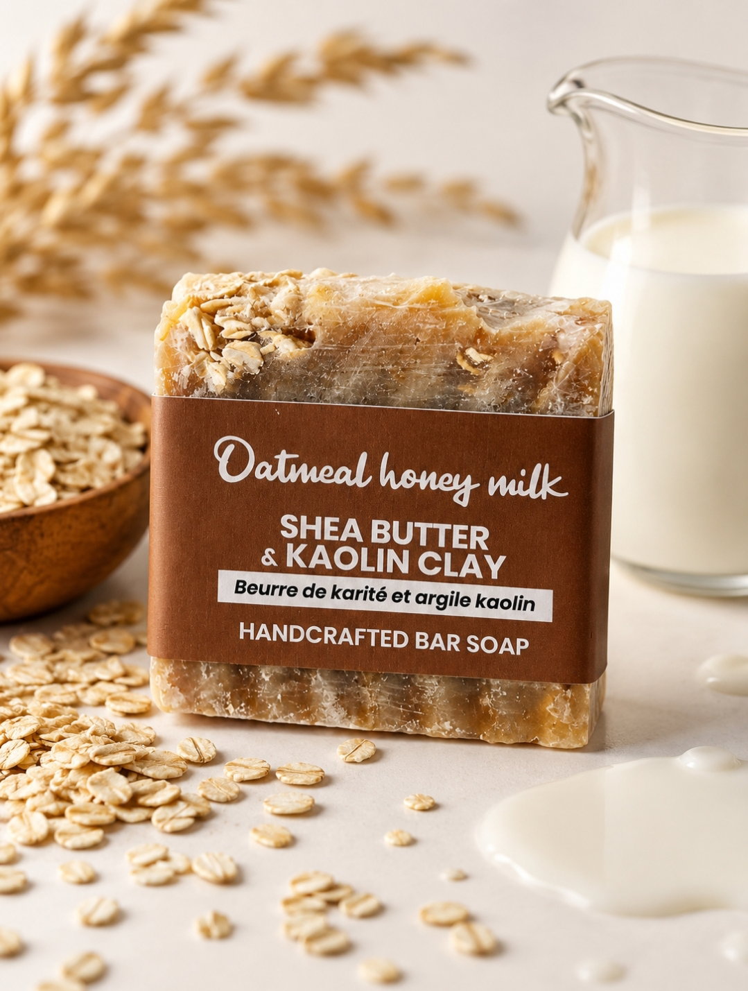 Oatmeal Honey & Milk Soap Bar_0
