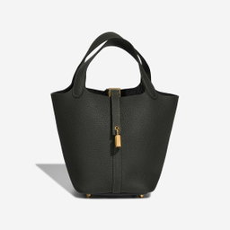 Hermès Picotin lock bag vert 